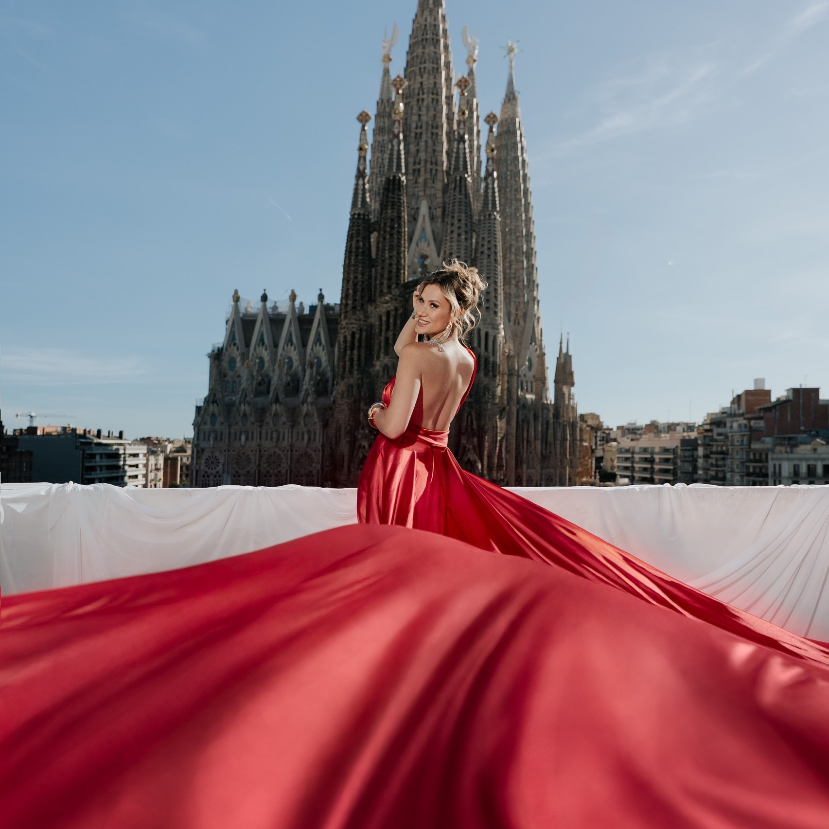 Red Flying Dress
